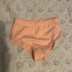 Peach children dance trunks